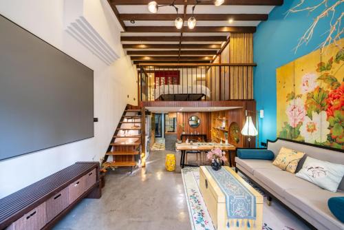 Downtown Shanghai Wohnung | Xizhi B&B & Chinese-style courtyard