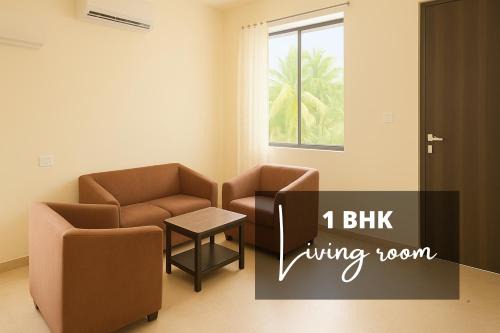 Nagoa Wohnung | XZ Apartment and Villa with kitchen GOA