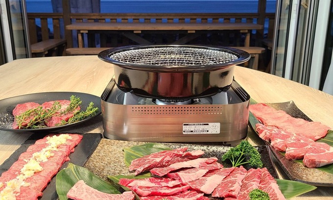 Hitachi Haus | Yakiniku available in the living room A villa wh / Hitachi Ibaraki