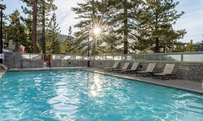 Tahoe Village Hotel | Your Home Base for Fun: Pools, Sports Courts, BBQ & Fireplaces