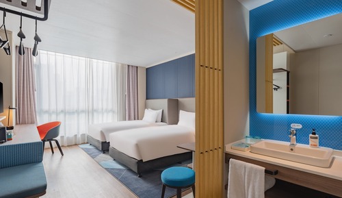 Standardzimmer, 2 Einzelbetten, Stadtblick