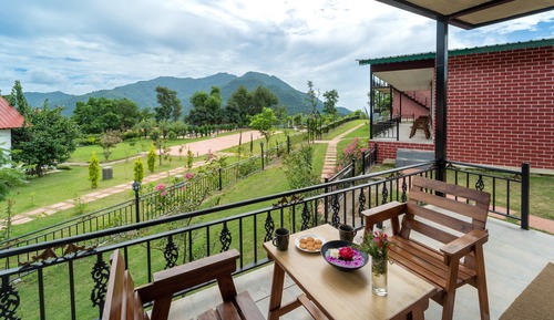 Premium-Ferienhaus, Bergblick