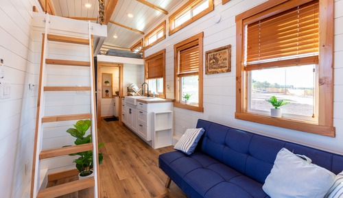 Deluxe-Ferienhütte, 2 Schlafzimmer, Bergblick