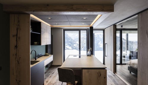 Luxury-Apartment, Bergblick
