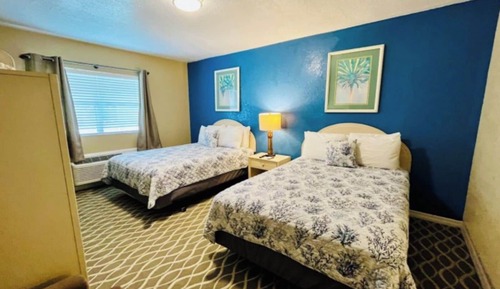 Standard-Doppelzimmer, 2 Doppelbetten, Nichtraucher, Flussblick