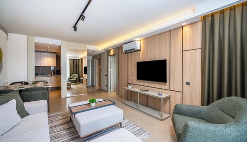 Standard-Apartment, Balkon