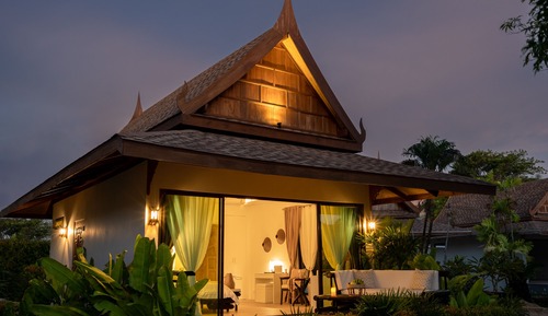 Luxury-Zimmer, 1 King-Bett, Terrasse, Strandblick