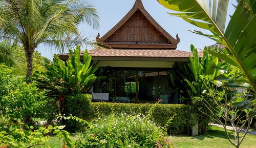 Luxury-Zimmer, 1 King-Bett, Terrasse, Gartenblick