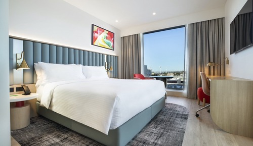 Standardzimmer, 1 King-Bett, Ausstattung für hörgeschädigte Menschen (Visual Conditions Guests)