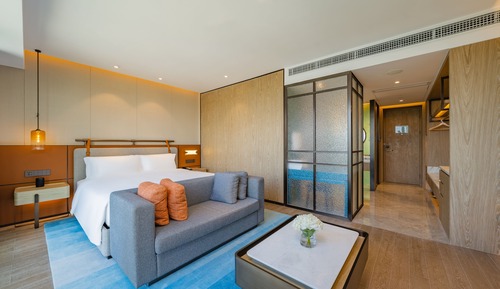 Premium-Zimmer, 1 King-Bett, Stadtblick