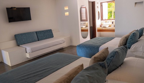 Vierbettzimmer, Poolblick