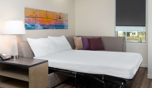 Studio, 1 King-Bett und Schlafsofa, barrierefrei, Badewanne (Kitchen)