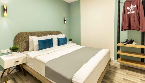 Exclusive-Apartment, 3 Schlafzimmer, Küche, Stadtblick