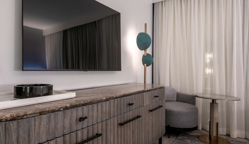 Zimmer, 2 Queen-Betten (Roll-In Shower)