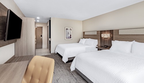 Zimmer, 2 Queen-Betten, barrierefrei (Communications, Mobil, Roll-In Shower)