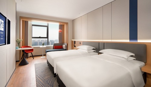 Standardzimmer, 2 Einzelbetten, Flussblick