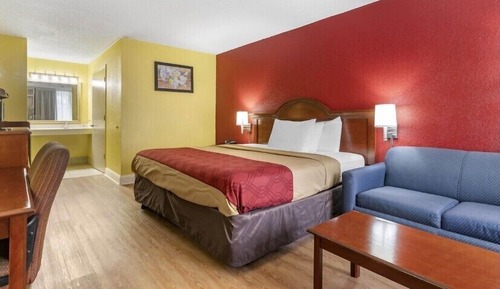 Zimmer, 1 King-Bett, barrierearme Badewanne, Nichtraucher