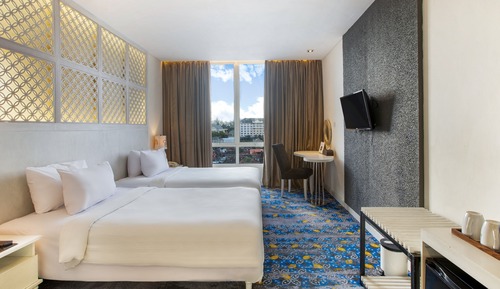 Superior-Doppel- oder -Zweibettzimmer