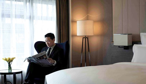 Superior-Zimmer, 1 King-Bett, Stadtblick