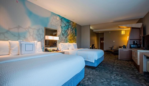 Zimmer, 2 Queen-Betten, Nichtraucher (Mobility Accessible, Roll-In Shower)