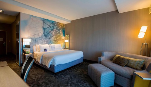 Zimmer, 1 King-Bett und Schlafsofa