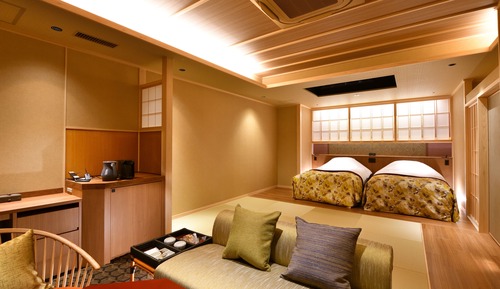 Comfort-Zweibettzimmer, Nichtraucher (Japanese-Western style, open-air bath)