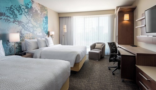 Zimmer, 2 Queen-Betten, Nichtraucher, Stadtblick