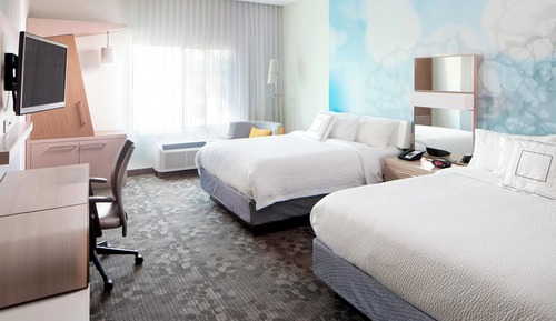 Zimmer, 2 Queen-Betten (Mobility/Hearing Access, Roll-In Shwr)