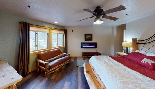 Luxury-Apartment, 2 Schlafzimmer, Kamin, Bergblick
