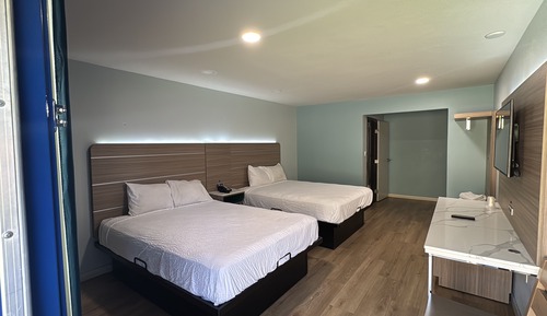 Zimmer, 2 Queen-Betten, barrierefrei, Nichtraucher (Mobility, Tub w/Grab Bars)