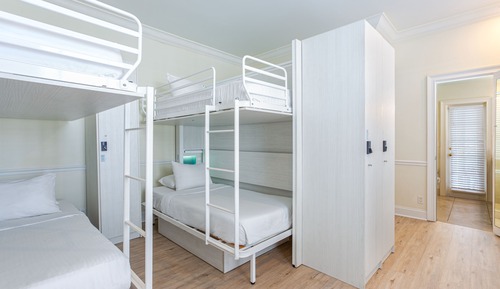 NYAH Private Balcony Room 6 Single Beds