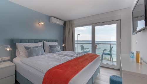 Panoramic-Apartment, 1 King-Bett und Schlafsofa, 2 Bäder, Meerblick