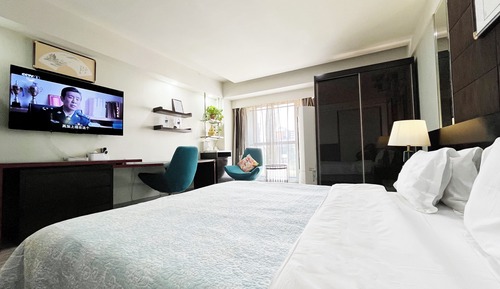 Standard-Apartment, 1 Queen-Bett, Stadtblick