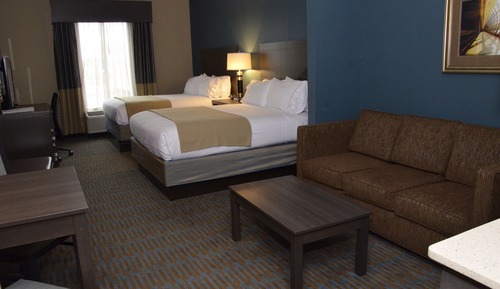 Suite, 2 Queen-Betten, barrierefrei (Mobility Tub)