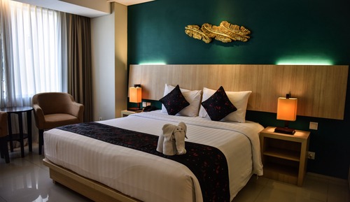 Deluxe-Doppel- oder -Zweibettzimmer, Nichtraucher, Stadtblick