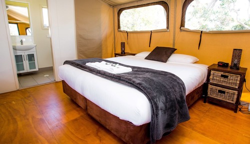 Deluxe-Zelt, Strandblick (- Sleeps 4)