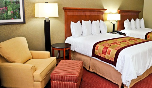 Standardzimmer, 2 Queen-Betten, Nichtraucher, Kühlschrank und Mikrowelle