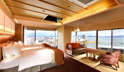 Traditional-Suite, Mehrere Betten, Nichtraucher (KAROI with Open Air bath)