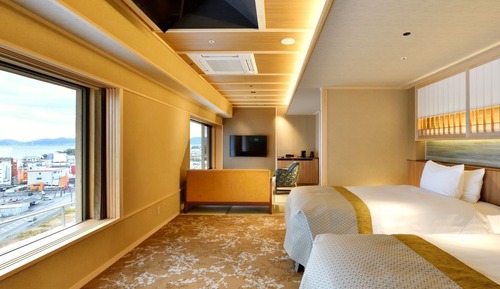 Traditional-Suite, Mehrere Betten, Nichtraucher (KAROI with Open Air bath)