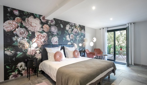 Luxury-Doppelzimmer, mit Bad, Gartenblick (L'Esterel)