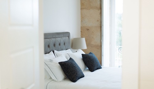 Comfort-Suite, 1 Queen-Bett, Blick auf den Weinberg