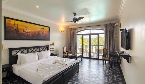 Signature-Doppelzimmer, 1 King-Bett, Blick auf die Lagune