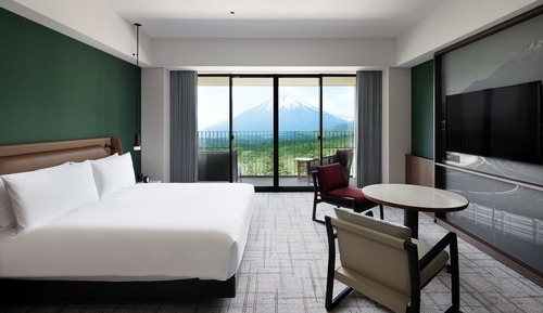 Zimmer, 1 King-Bett (Fuji View)