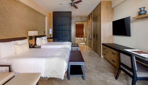 Deluxe-Zimmer, 2 Doppelbetten, Meerblick