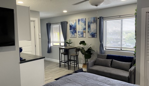 Premier-Einzelzimmer, 1 King-Bett und Schlafsofa, Poolblick