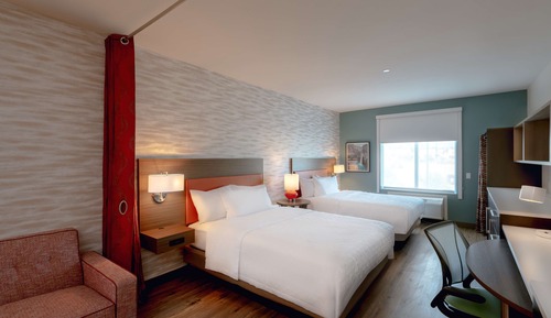 Studiosuite, 2 Queen-Betten, barrierefrei, Badewanne