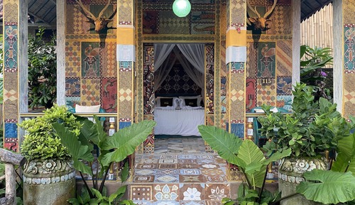 Studiosuite, 1 Queen-Bett, Terrasse, Poolblick