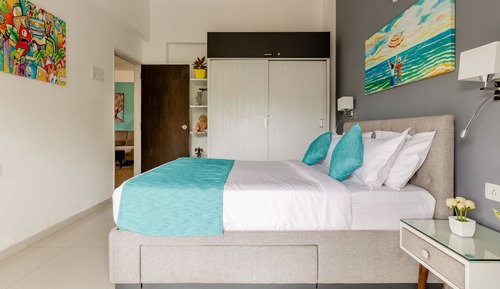 Luxury-Apartment, 2 Schlafzimmer, Stadtblick (Fiesta By AlohaGoa)