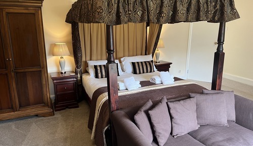 Superior Double Four Poster with Garden View