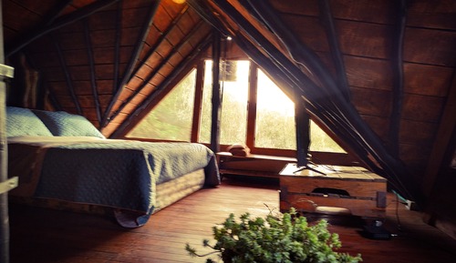 Basic-Ferienhütte, 2 Schlafzimmer